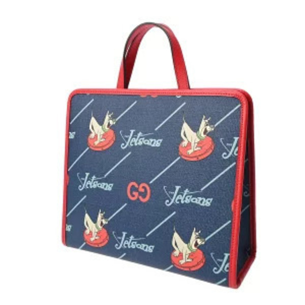 Gucci Leather Navy Supreme GG Red The Jetsons Handbag Canvas Yellow Blue